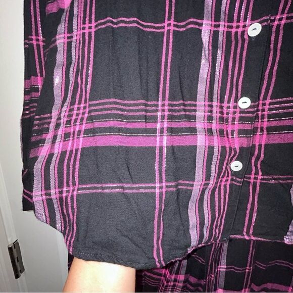 Victoria’s Secret Button Front Long Sleeve Drawstring Pajama Loungewear Pant Set - Picture 5 of 9